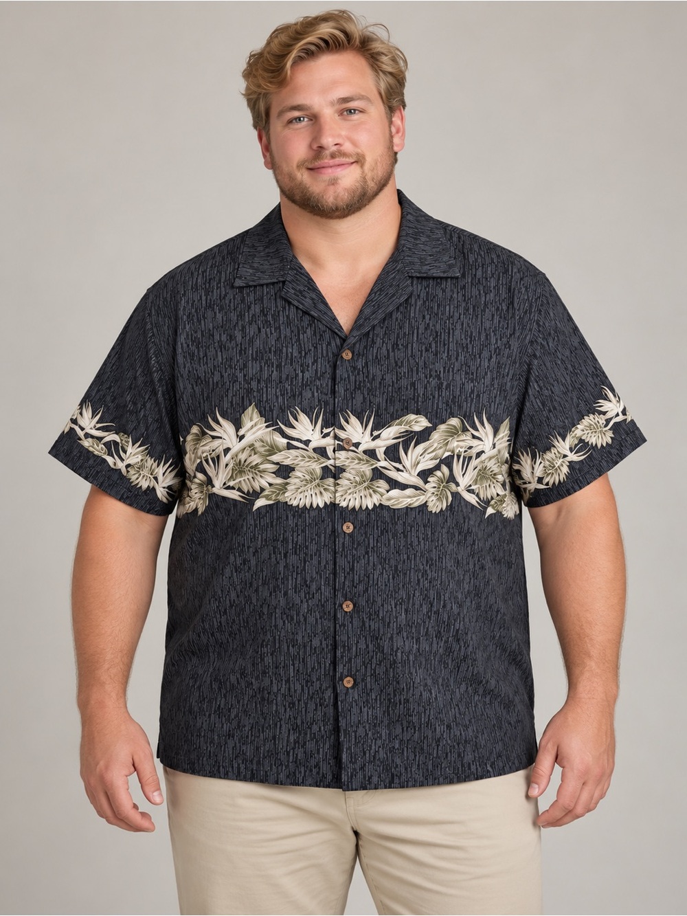 RJC Hawaiian Aloha Shirt Men’s 2X Tropical Floral Made in USA